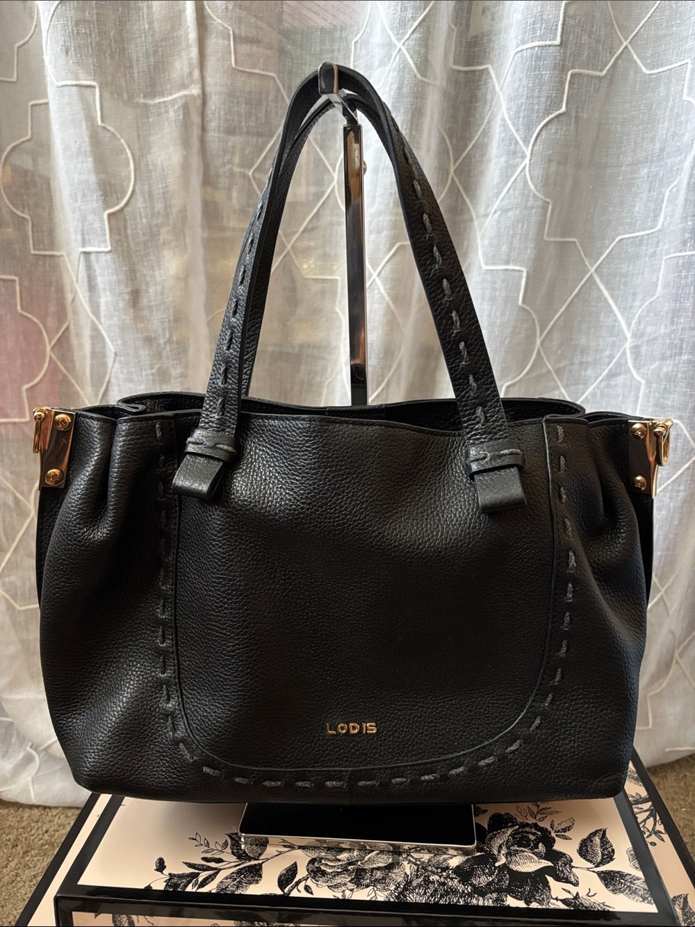 Emilia Leather Satchel by Lodis